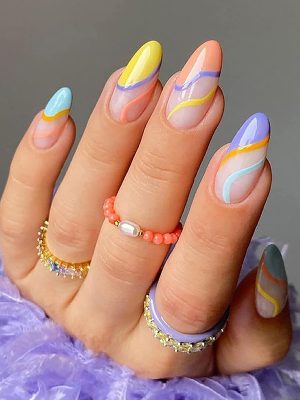 Colorful fingertips