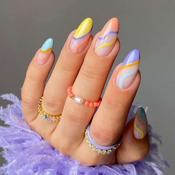 Colorful fingertips