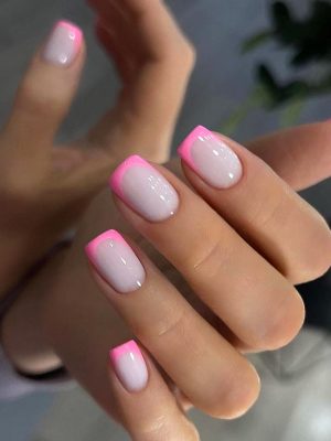 Pink fingertips