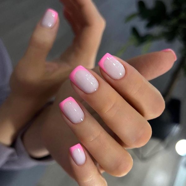 Pink fingertips