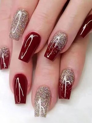 Red and glitter