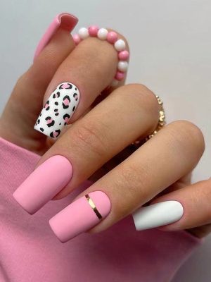 Pink and leopard print